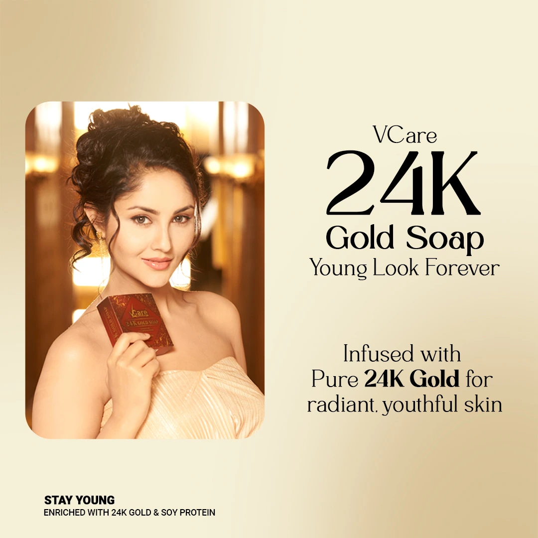 luxury soap bar with gold extracts